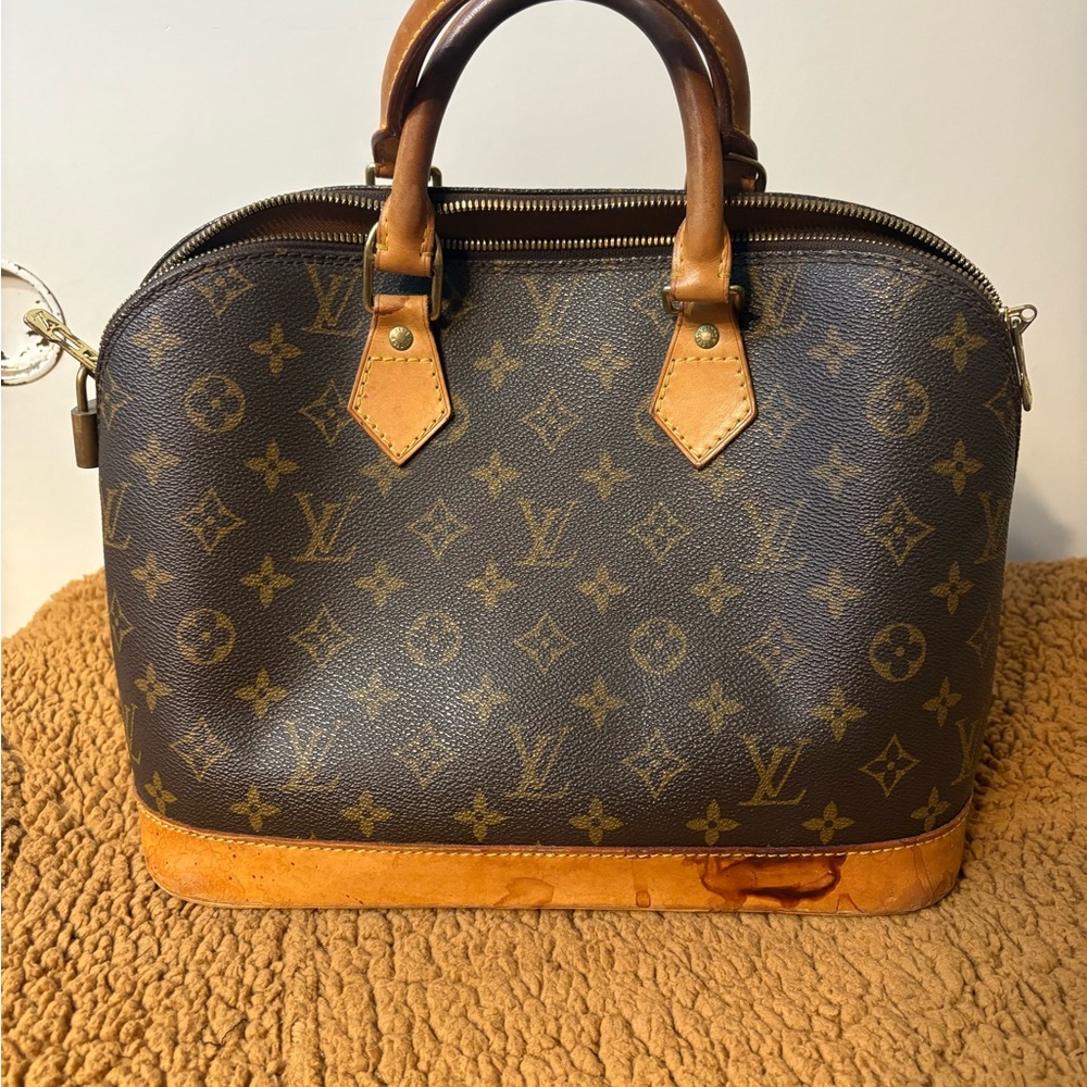 Louis Vuitton Brown Monogram Satchel